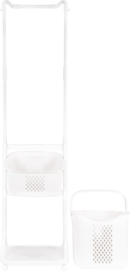 Eleganca Laundry basket with hanging rack 