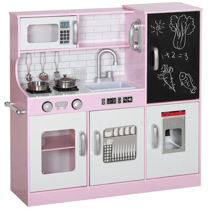 Nancy's Vara Kinderkeuken - Speelkeuken - Speelgoedkeuken - Inclusief Accessoires - Roze