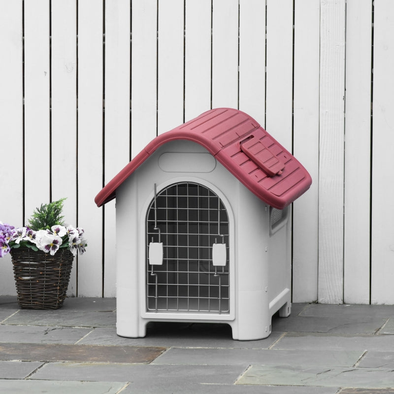 Nancy's Gwinn Dog House, Niche d'extérieur pour chiens, Abri pour petits chiens avec circulation d'air, étanche