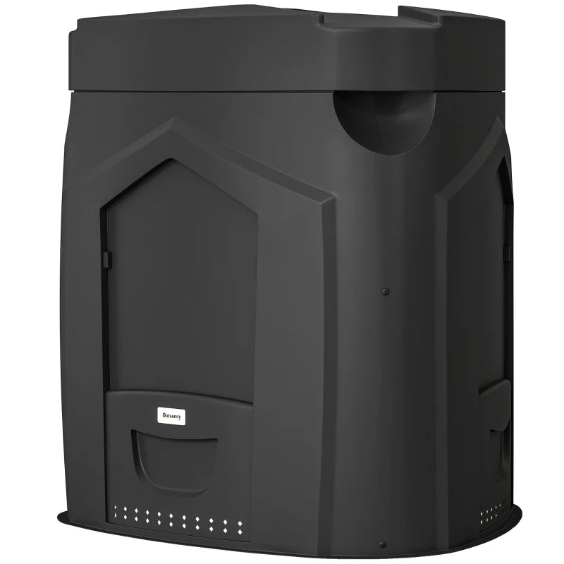 Nancy's Rodeneck Compostbak - Composter - Zwart - 240 Liter - ± 80 x 75 x 80 cm