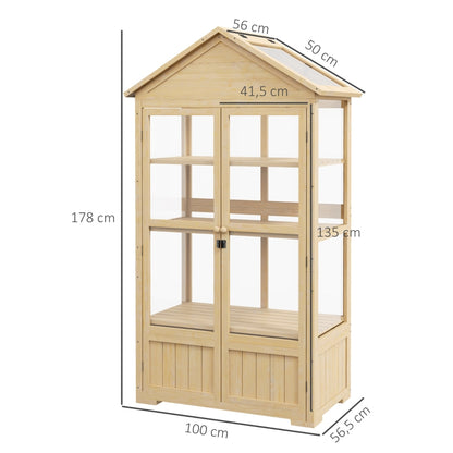 Nancy's Cartagena Tuinkas - Plantenkas - Kweekkas - ± 100 x 55 x 180 cm