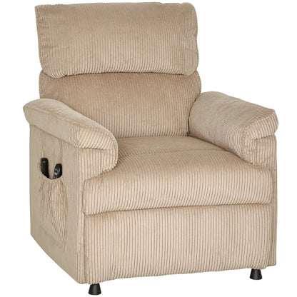 Nancy's Ozieri Massagestoel - Relaxfauteuil - Vibratiemassage en warmtefunctie - Bruin - Corduroy