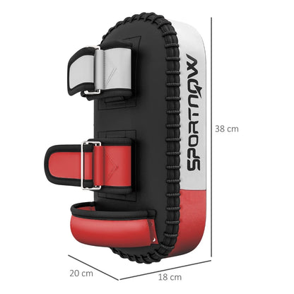 Nancy's Avintes Kick Pad voor Muay Thai & Kickboksen - Kickpad - Zwart / Rood / Wit