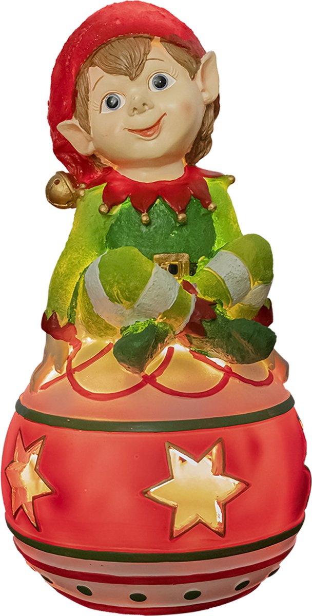 Kristmar Christmas elf with LED lighting