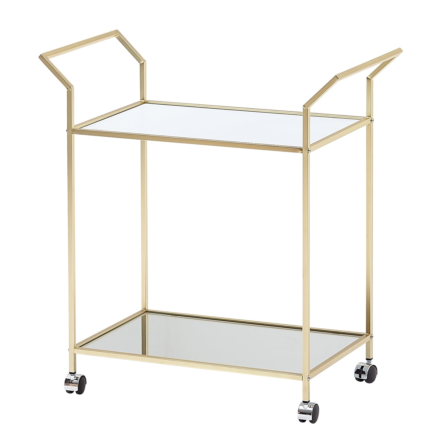 Nancy's Milton Side Table - Side Table on Wheels - Kitchen Trolley - Serving Trolley - Tea Trolley - 58 x 37 cm