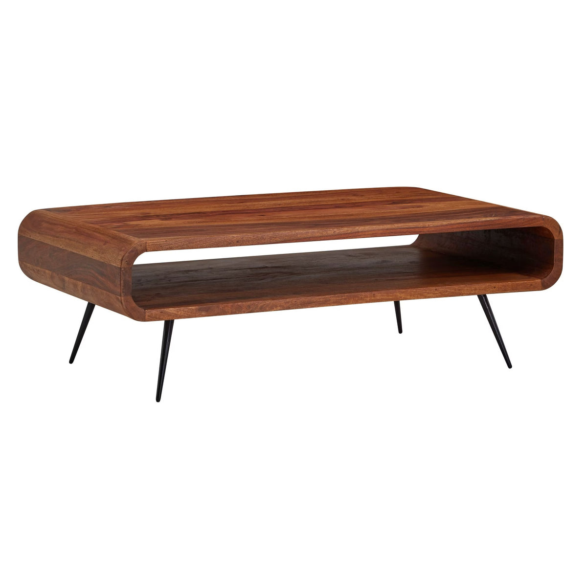 Nancy's Urbe Salontafel - Koffietafel - Massief Sheeshamhout - 90 x 55 x 30 cm