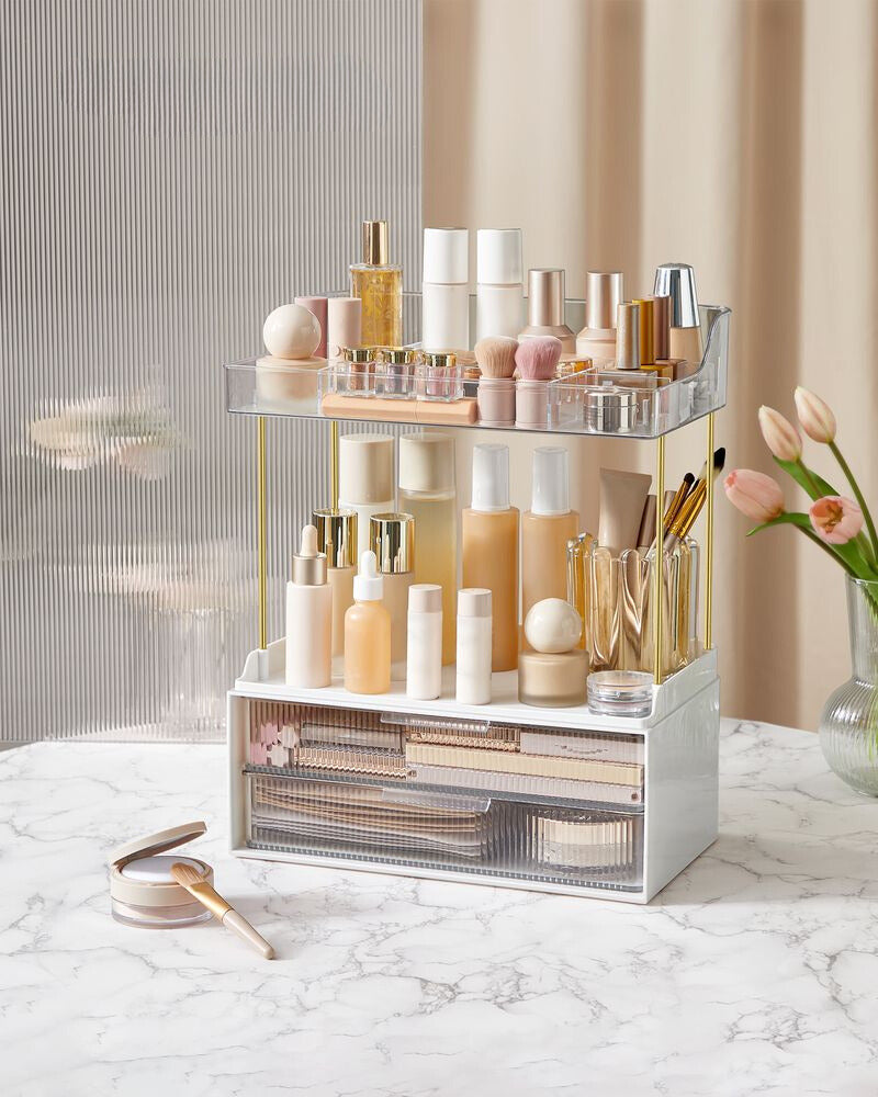 Nancy's Fajarda Make Up Organizer - Make Up Kastje - Make Up Opberger - 4 Niveaus - Transparant - Nancy Homestore