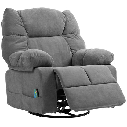 Nancy's Ischia Massagestoel - Relaxfauteuil - Massage & warmte - Volledig verstelbaar - Grijs
