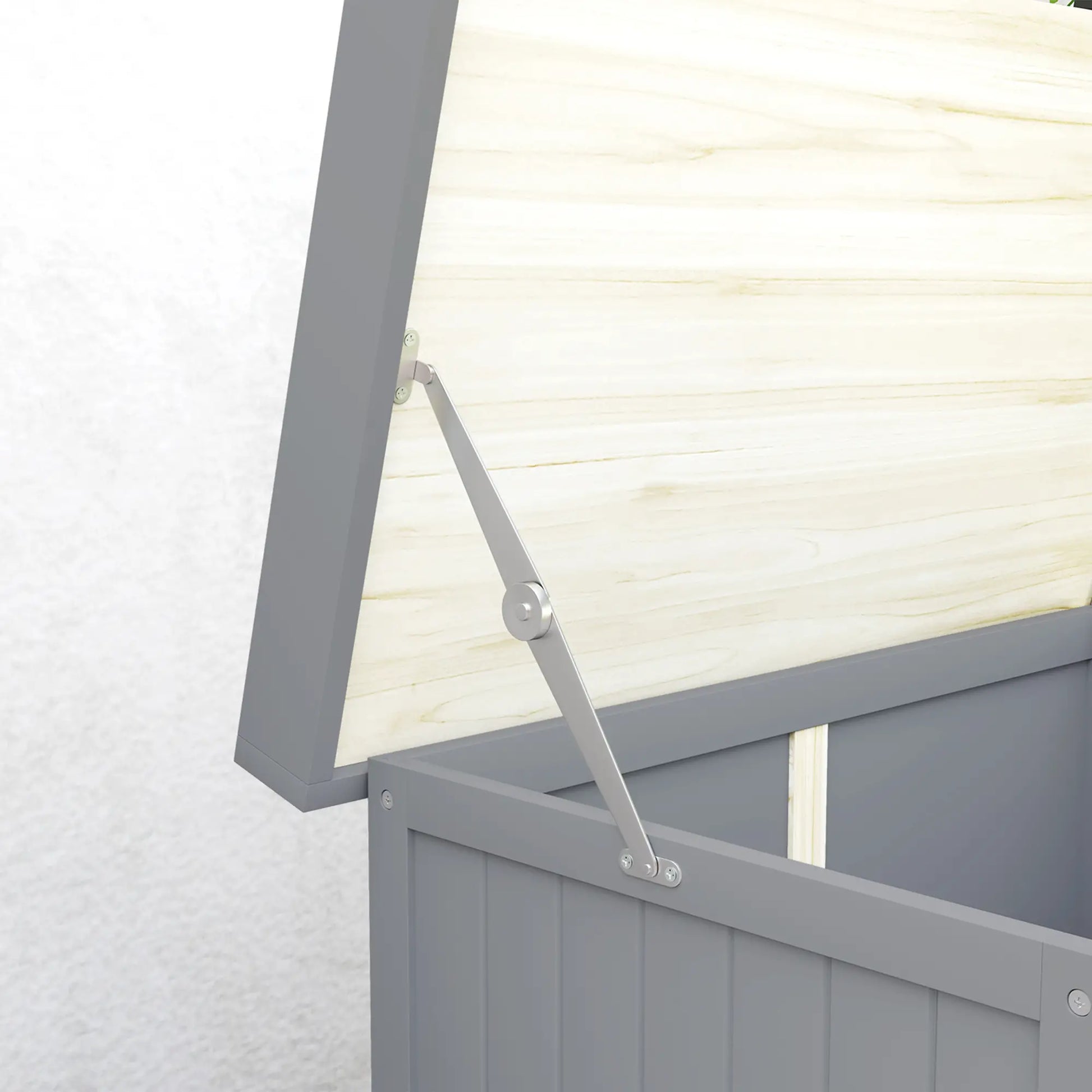 Nancy's Follina Planttafel - Tuinwerktafel - Tuinkast - Grijs - Dennenhout - ± 75 x 45 x 90 cm