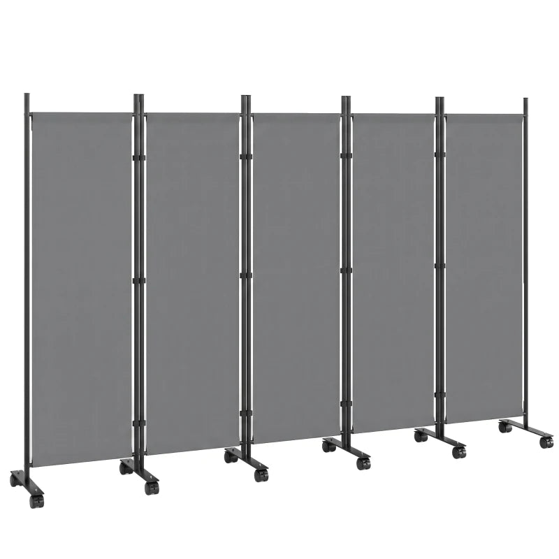 Nancy's Sfruz Terrasscherm - Privacyscherm - Windscherm - Donkergrijs - ± 250 x 40 x 170 cm