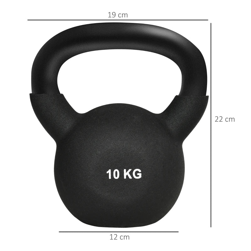 Nancy's Baone Kettlebel - Zwart - 10 KG