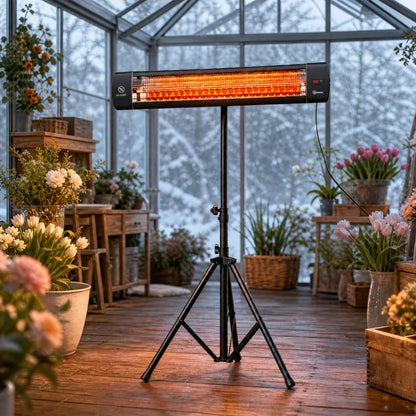 Nancy's Trecchina Terrasverwarming - Terrasverwarmer - Elektrische infraroodverwarmer - Zwart