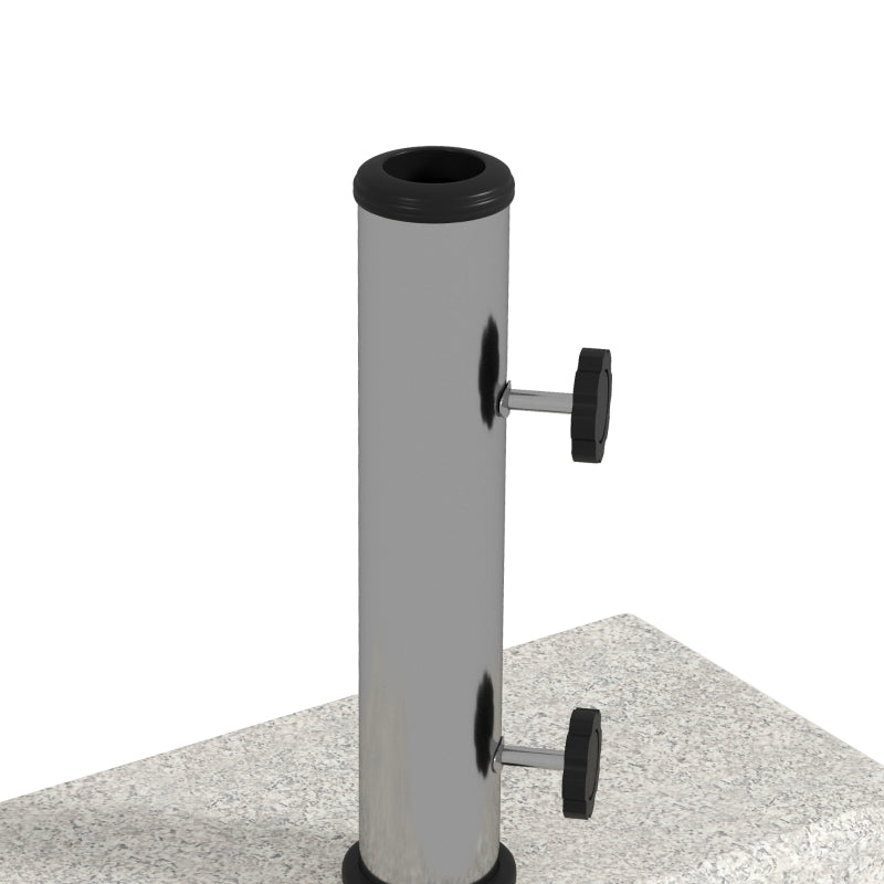 Nancy's Parsley Parasolvoet - Parasol standaard - Grijs - Geschikt voor parasolstok Ø32mm , Ø38mm en Ø48 mm