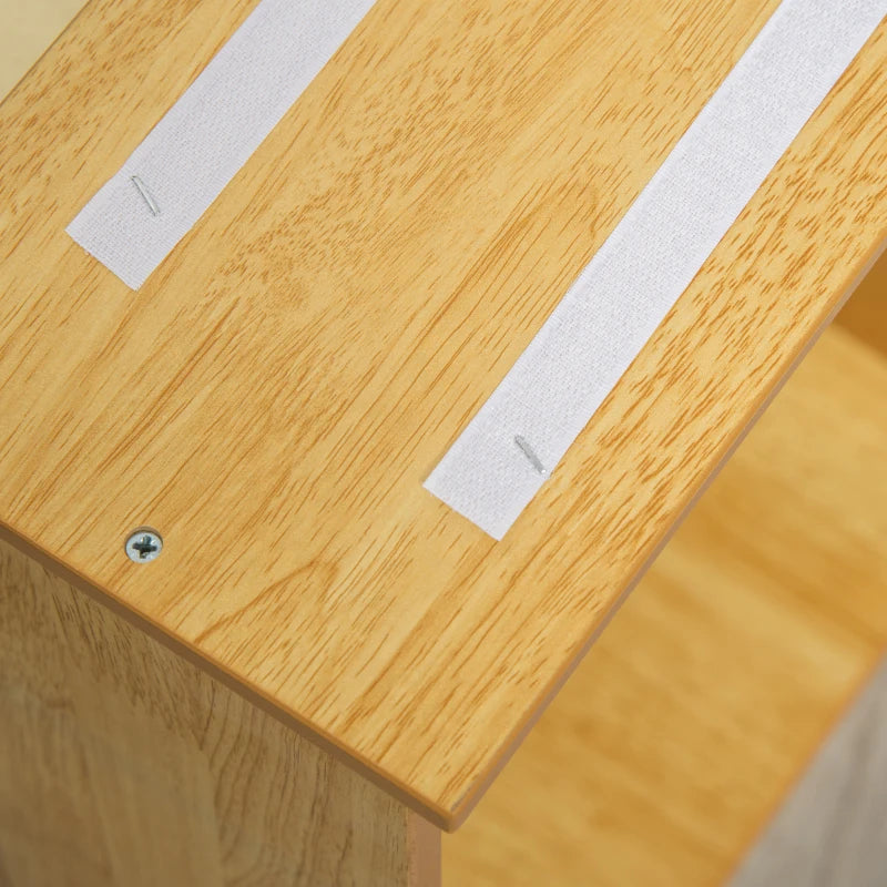 Nancy's Sorgono Hondentrap - Dierentrap - Antisliptreden - Naturel - MDF