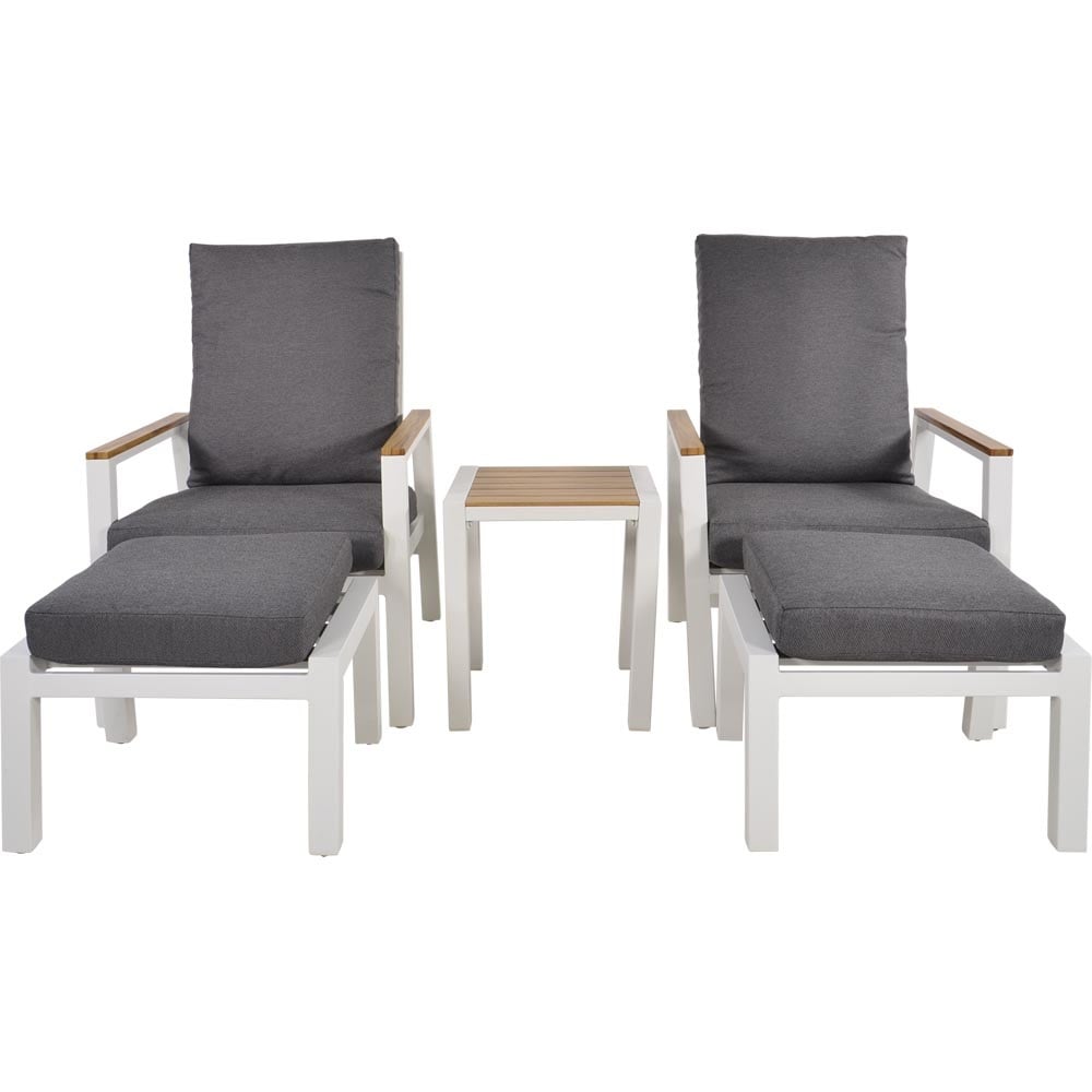 Nancy's Corazon Lounge Chairs Set - Lounge set - White