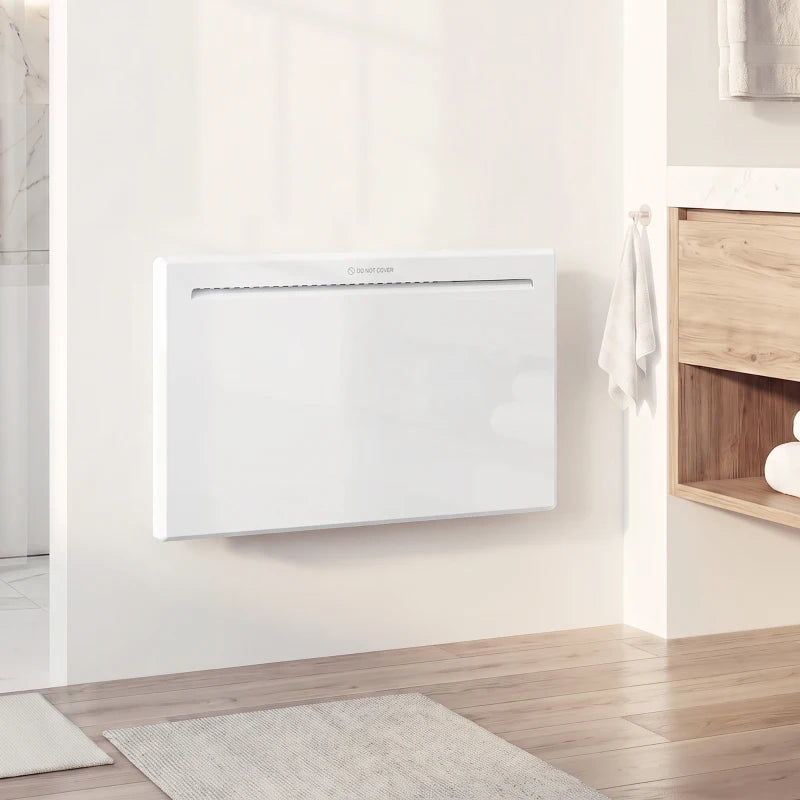 Nancy's Vallarsa Kachel - Convectieverwarming - Slimme verwarming - Thermostaat & timer - Wit