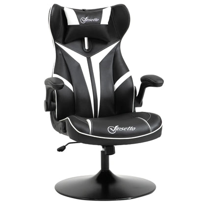 Nancy's Osasco Gamestoel - Gamingstoel - Ergonomische Bureaustoel - Zwart / Wit