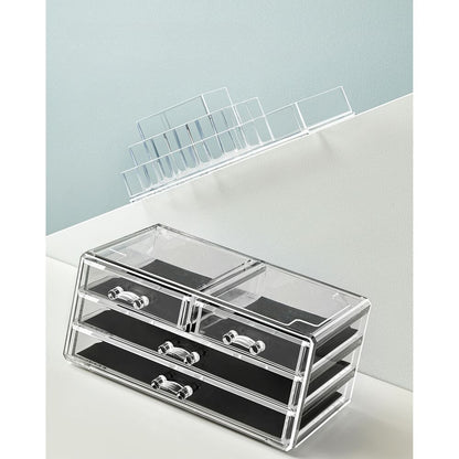 Nancy's Glossop Make-up organizer - Make-up opberger - Transparant - 23,5 x 14 x 18,7 cm