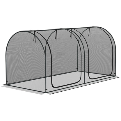 Nancy's Alcobertas Plantenbescherming Net - Tuinnet - Zwart - ± 250 x 120 x 120 cm