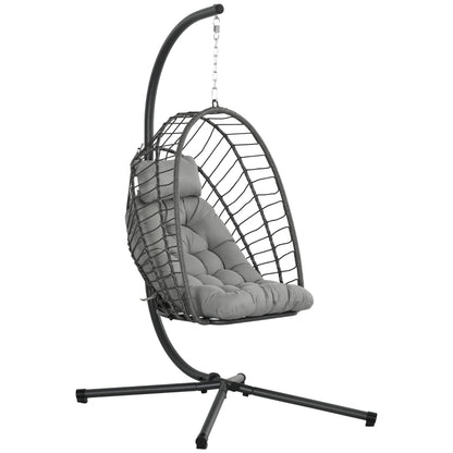 Nancy's Eggie Lounge Chair - Hanging Chair - Rocking Chair - Gray