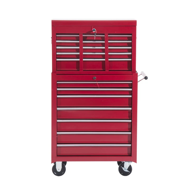 Nancy's Narcao Werkplaatswagen - Gereedschapswagen - Gereedschapskist - Rood - Staal - ± 60 x 35 x 115 cm