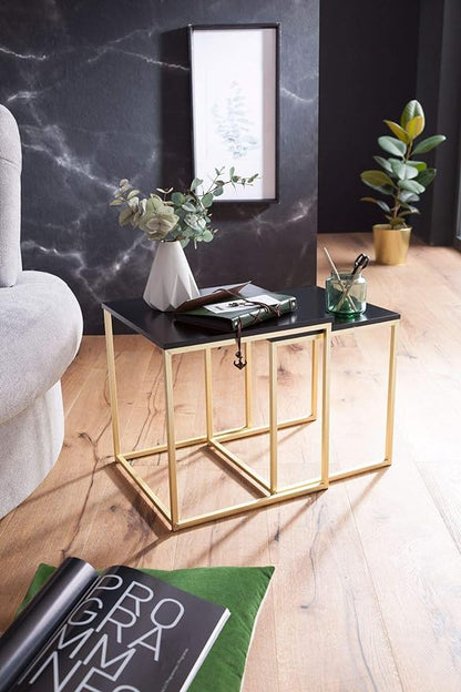 Tables d'appoint modernes Truro de Nancy - Ensemble de 2 - Table d'appoint - Table - Tables basses