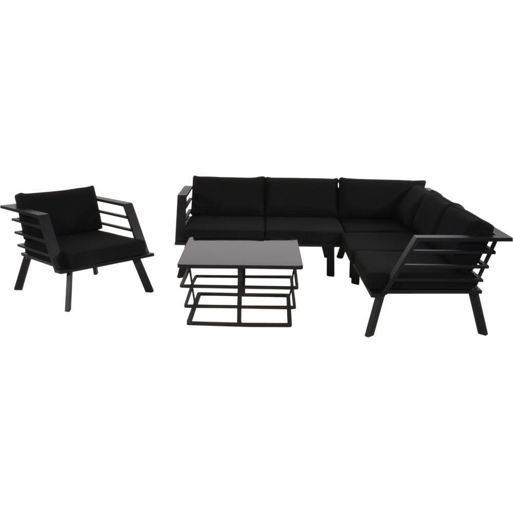 Nancy's Sollar Loungeset - Lounge hoekbank - Loungestoel - Salontael - Complete tuinset