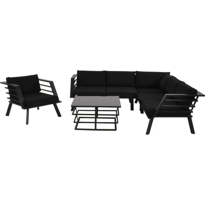 Nancy's Sollar Loungeset - Lounge hoekbank - Loungestoel - Salontael - Complete tuinset