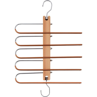 Eleganca Luxe houten broekhanger 5in1