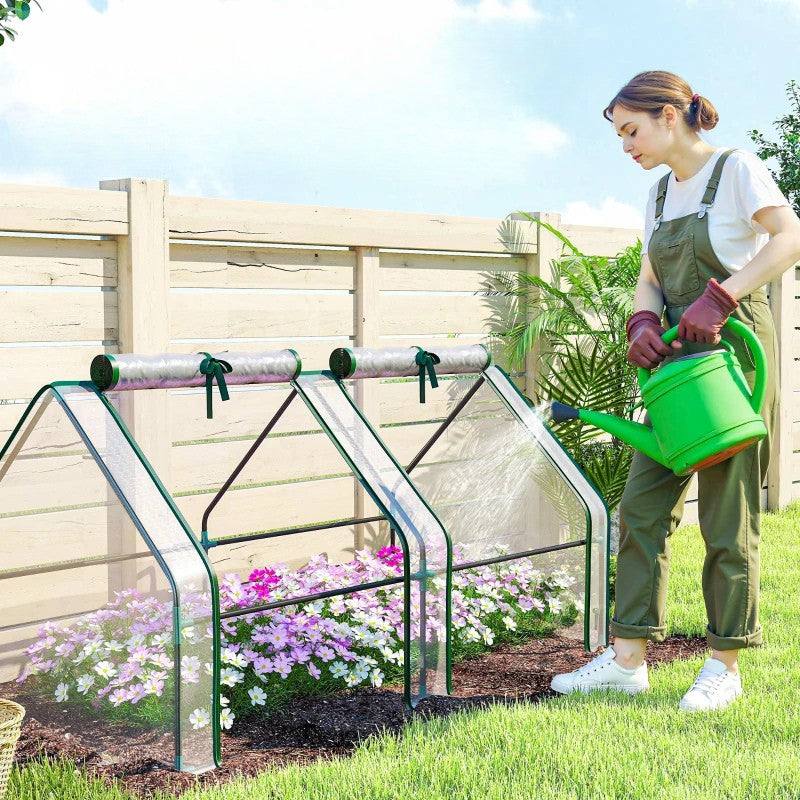 Nancy's Plesio Plantenkas - Tuinkas - Kweekkas - Draagbare kas - Transparant - 180 x 90 x 90 cm