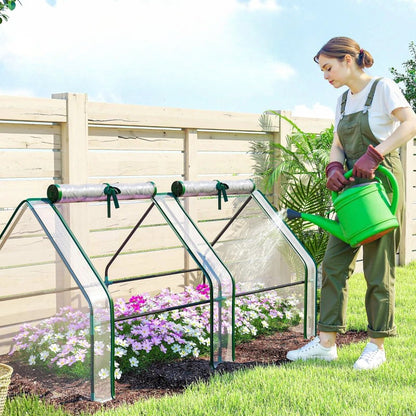 Nancy's Plesio Plantenkas - Tuinkas - Kweekkas - Draagbare kas - Transparant - 180 x 90 x 90 cm