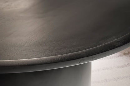 Nancy's Turate Salontafel - Koffietafel - Bijzettafel - Zwart - Massief Mangohout - 60 x 60 x 40 cm