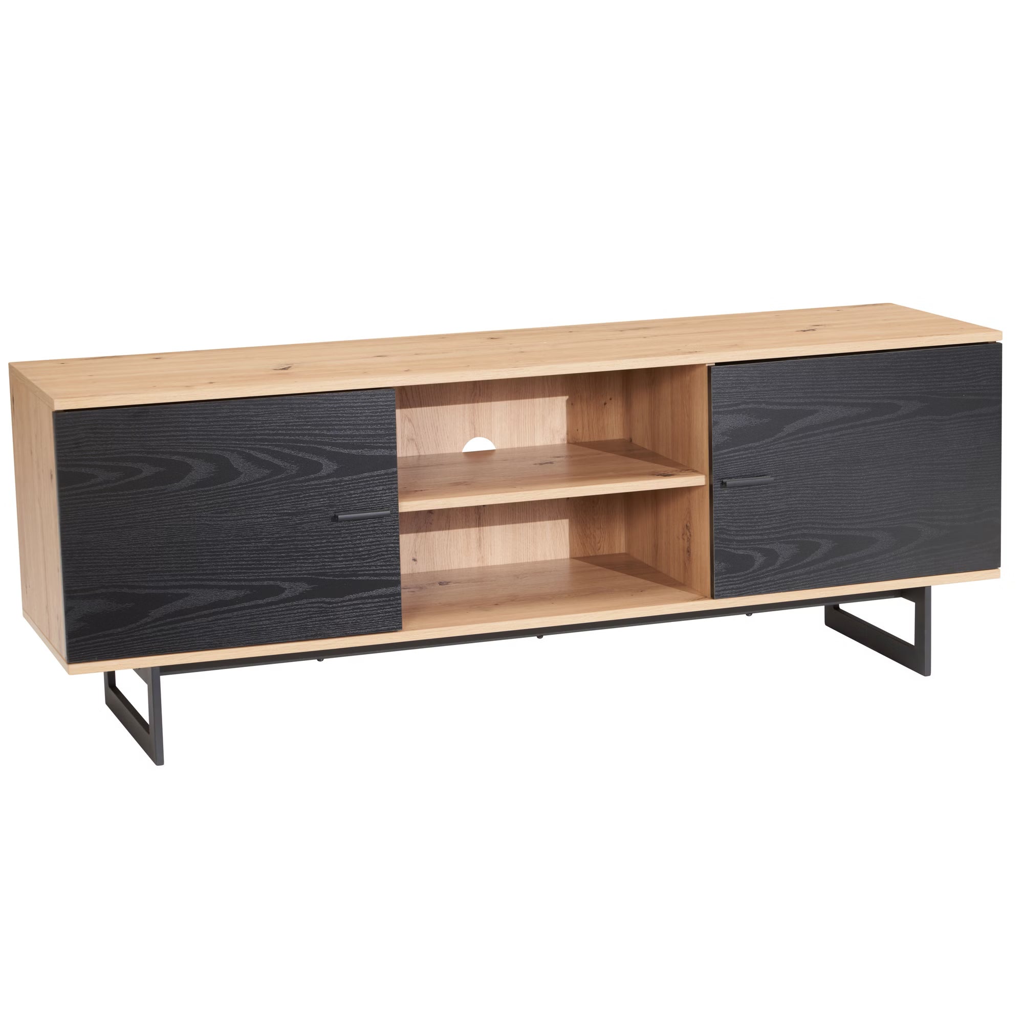 Nancy's Monfumo TV Meubel - TV Kast - Lowboard - Eiken - 150 x 40 x 55 cm