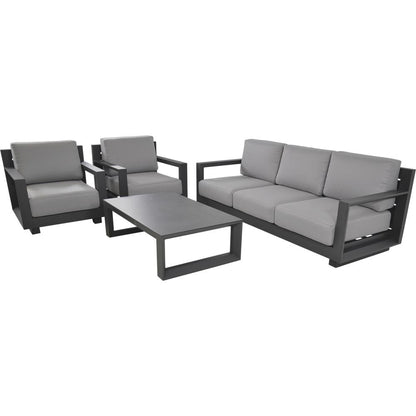 Nancy's Georgy Loungeset - Tuin set - Loungebank - 4-delige Lounge Set