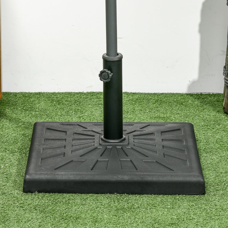 Nancy's Petworth Parasolvoet - Parasol standaard - Zwart - Geschikt voor parasolstok Ø32mm, Ø38mm en Ø48mm