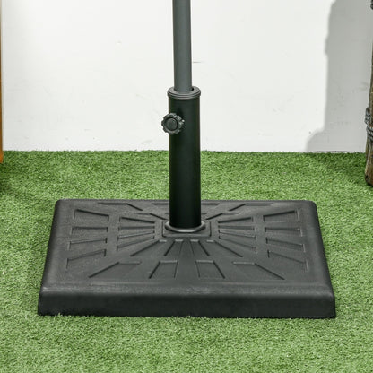 Nancy's Petworth Parasolvoet - Parasol standaard - Zwart - Geschikt voor parasolstok Ø32mm, Ø38mm en Ø48mm