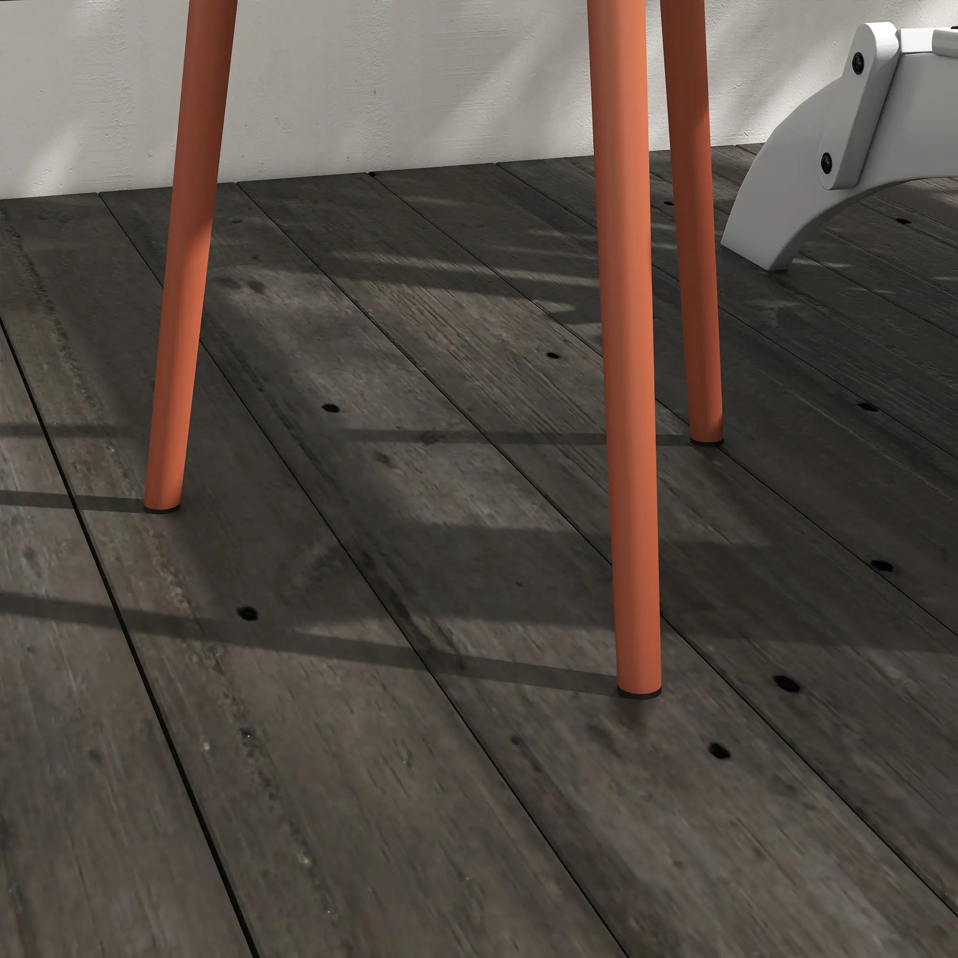 Nancy's Cimolais Balkontafel - Buitentafel - Bijzettafel voor buiten - Rood - Staal - Ø40 x 50 cm