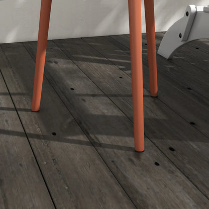 Nancy's Cimolais Balkontafel - Buitentafel - Bijzettafel voor buiten - Rood - Staal - Ø40 x 50 cm