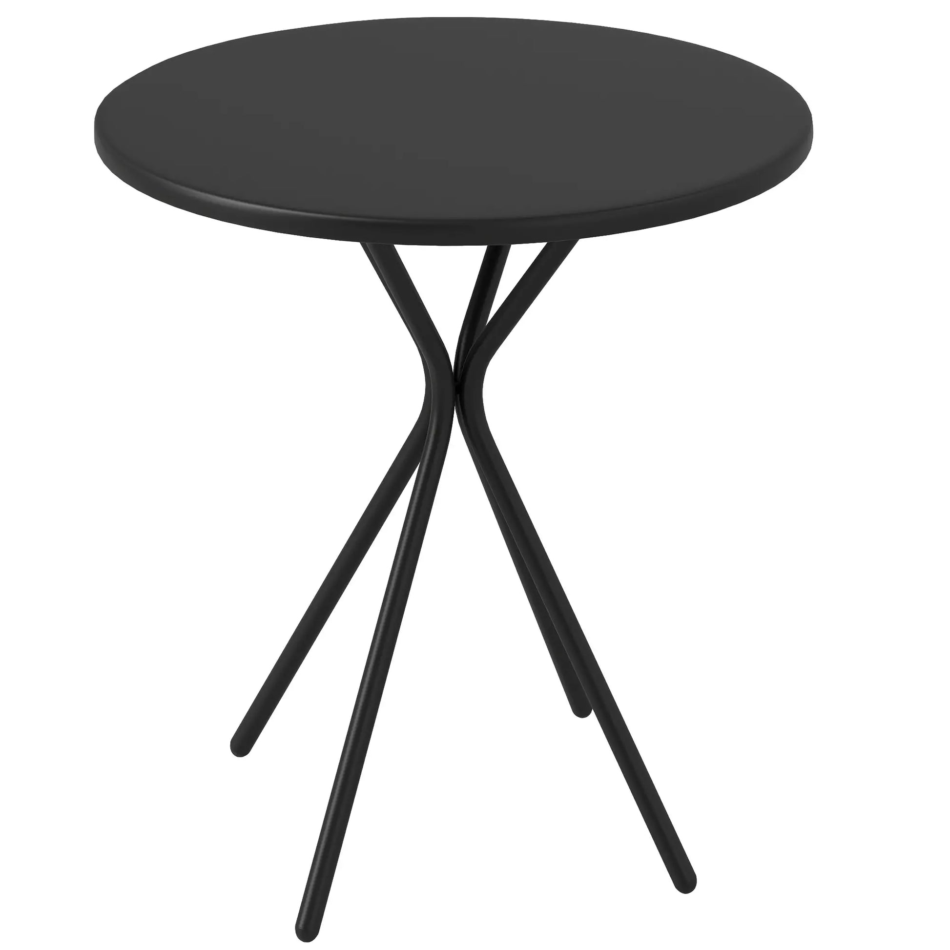Nancy's Corniolo Tuintafel - Terrastafel - Balkontafel - Zwart - Staal - Ø60 x 70 cm