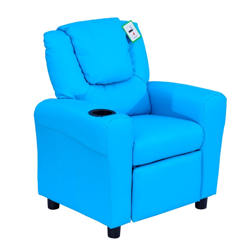 Nancy's Nono children's armchair with tilting backrest 62 x 52 x 69 cm blue