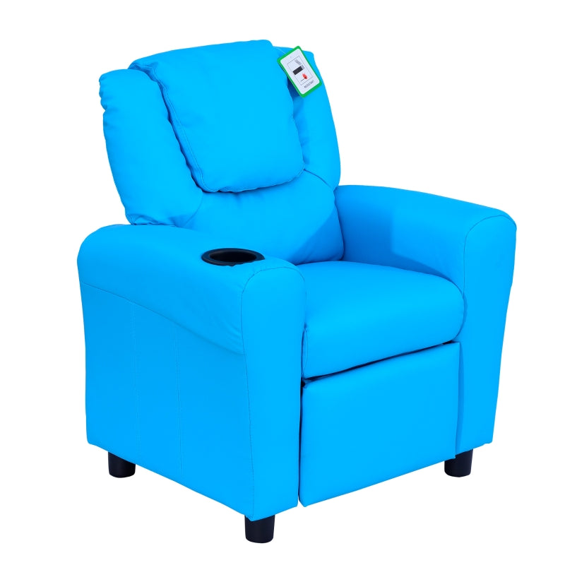 Nancy's Nono Kinderfauteuil - Kinderstoel - Kinderbank - Verstelbare Rugleuning - Blauw