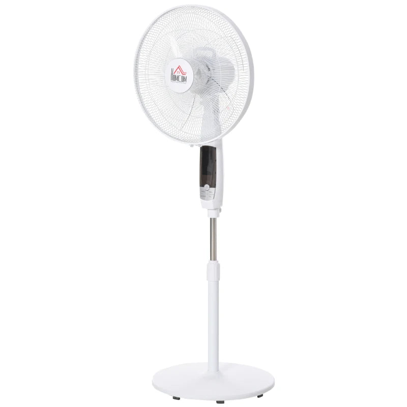 Ventilateur sur pied Nancy's Bugalhos - Ventilateur sur pied - 3 vitesses et modes - Minuterie - Télécommande
