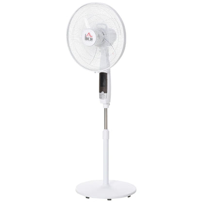 Nancy's Bugalhos Stand Fan - Standing Fan - 3 Speeds and Modes - Timer - Remote Control