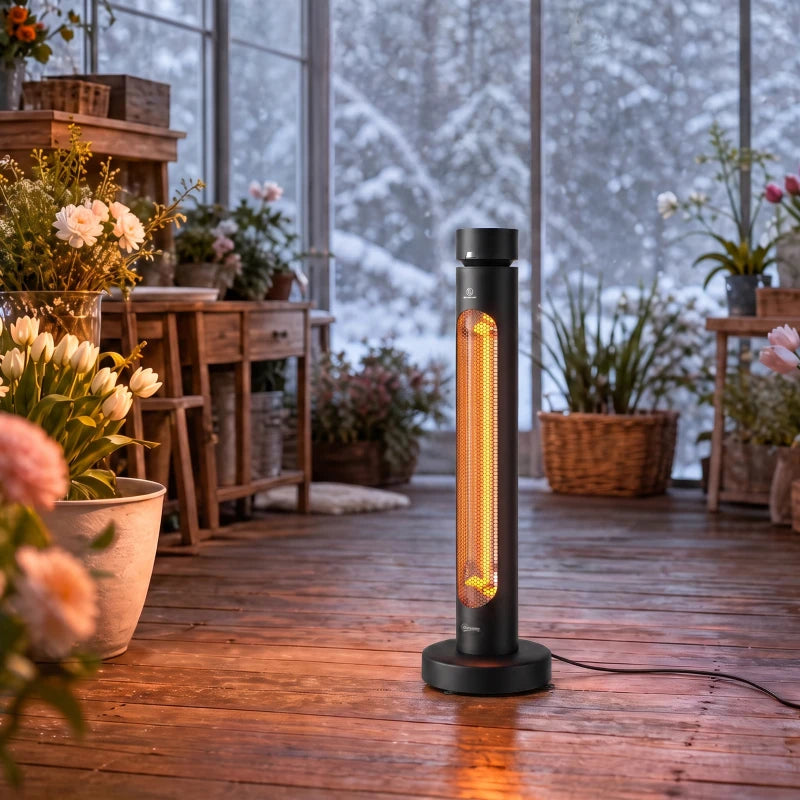 Nancy's Tregnago Terrasverwarming - Terras Verwarmer - Elektrische Terrasverwarmer - Afstandsbediening - Zwart