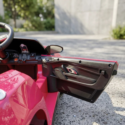 Nancy's Tonara Elektrische auto voor kinderen - Kinderauto - Audi R8 voor Kinderen - Roze