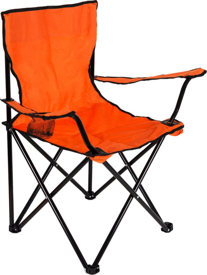 EASTWALL Chaise de Camping Pliante Orange