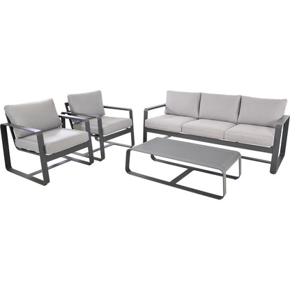 Nancy's Shipley Loungeset - Tuin set - Loungebank - 4-delige Lounge set