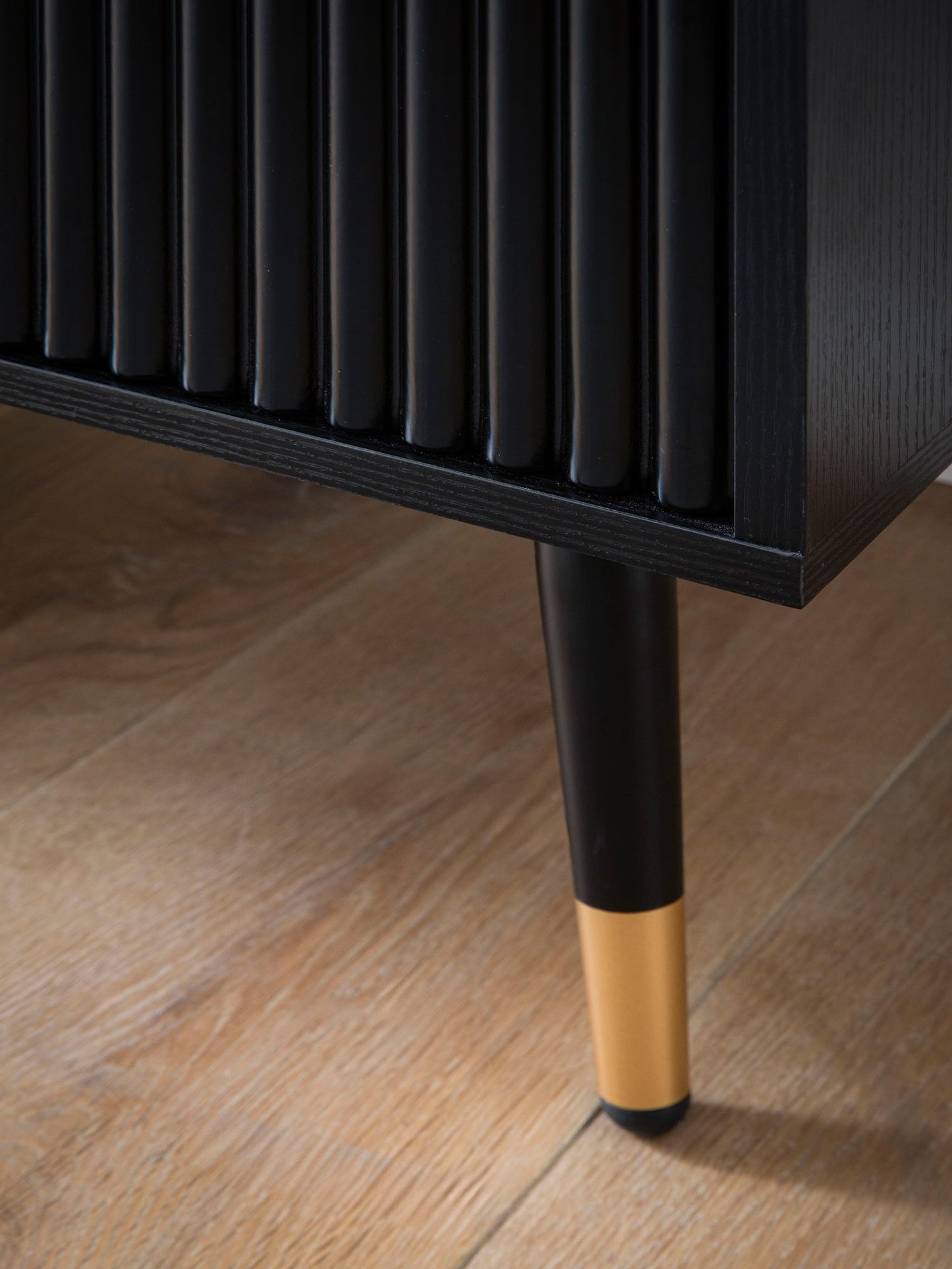Nancy's Benquerença Dressoir - Sideboard - Opbergkast - Zwart - ± 150 x 40 x 80 cm
