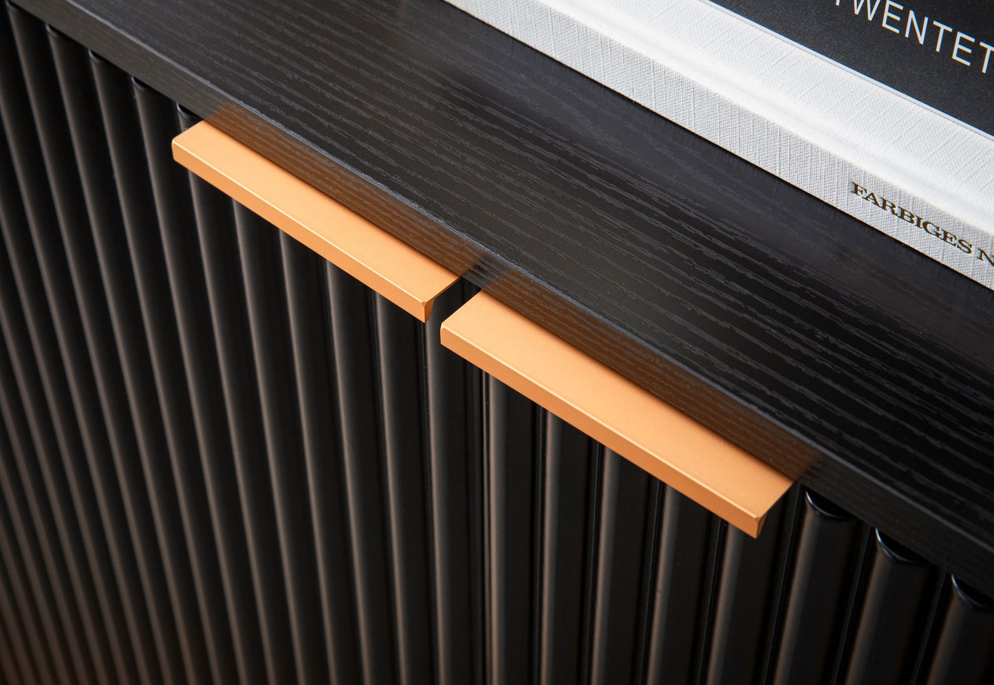 Nancy's Benquerença Dressoir - Sideboard - Opbergkast - Zwart - ± 150 x 40 x 80 cm