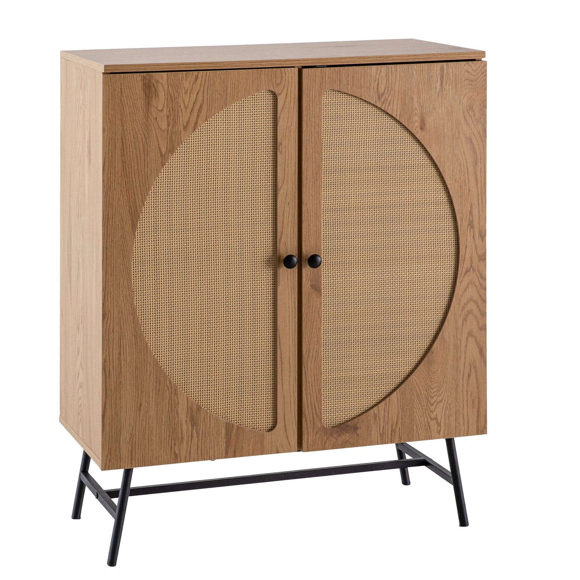 Nancy's Meimoa Commode - Opbergkast - Sideboard - Dressoir - Polyrattan - ± 80 x 40 x 100 cm